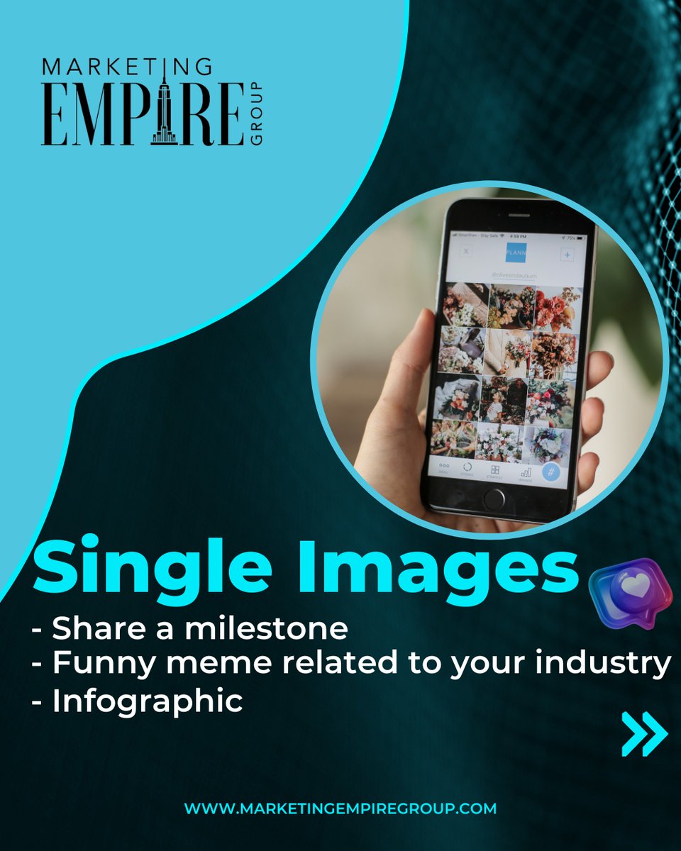 mktgempiregroup's tweet image. Are you trying to keep your social media game on point? Don't worry; crafting the perfect post doesn't have to be daunting. 

Here is a list of trending content ideas➡️

Let us know what content idea you are going to try⬇️

Follow @marketingempiregroup 

-
-
-
-

#contenti...
