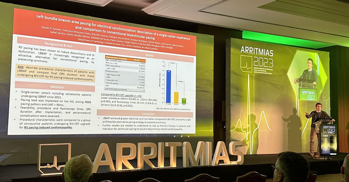 Francisco M. Costa (@moscoso_costa) on Twitter photo Congrats to our fellow <a href="/danielssagomes/">Daniel Gomes</a> for the best poster on cardiac pacing award (prof Lopes Gomes prize) with our work on LBBAP comparison with biventricular pacing. <a href="/cavaco_diogo/">Diogo Cavaco</a> <a href="/jfgcarmo/">João Carmo</a> <a href="/DanielM891/">Daniel Matos</a> <a href="/Life_activist_/">GustavoRRodrigues</a> #hospitalStaCruz Congrats to our fellow <a href="/danielssagomes/">Daniel Gomes</a> for the best poster on cardiac pacing award (prof Lopes Gomes prize) with our work on LBBAP comparison with biventricular pacing. <a href="/cavaco_diogo/">Diogo Cavaco</a> <a href="/jfgcarmo/">João Carmo</a> <a href="/DanielM891/">Daniel Matos</a> <a href="/Life_activist_/">GustavoRRodrigues</a> #hospitalStaCruz