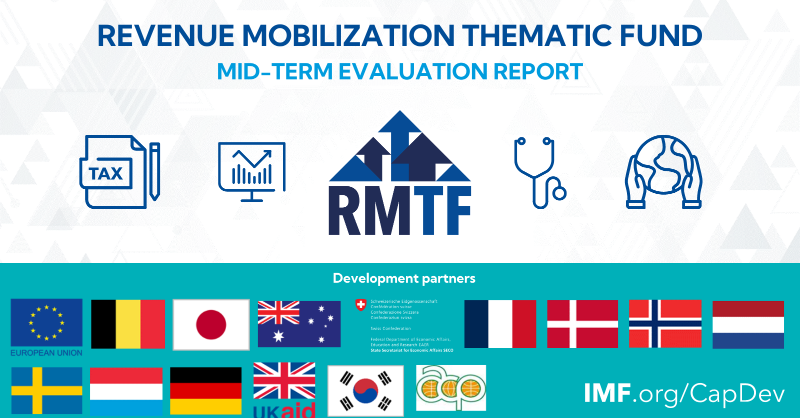 imfcapdev's tweet photo. Finding: The IMF's Revenue Mobilization Thematic Fund projects are generally highly relevant, in that they address important needs of recipient countries. Learn more about the outcomes of a recent mid-term evaluation: https://t.co/XZfvdftprv #IMFPartners https://t.co/rYJZmrPtfj