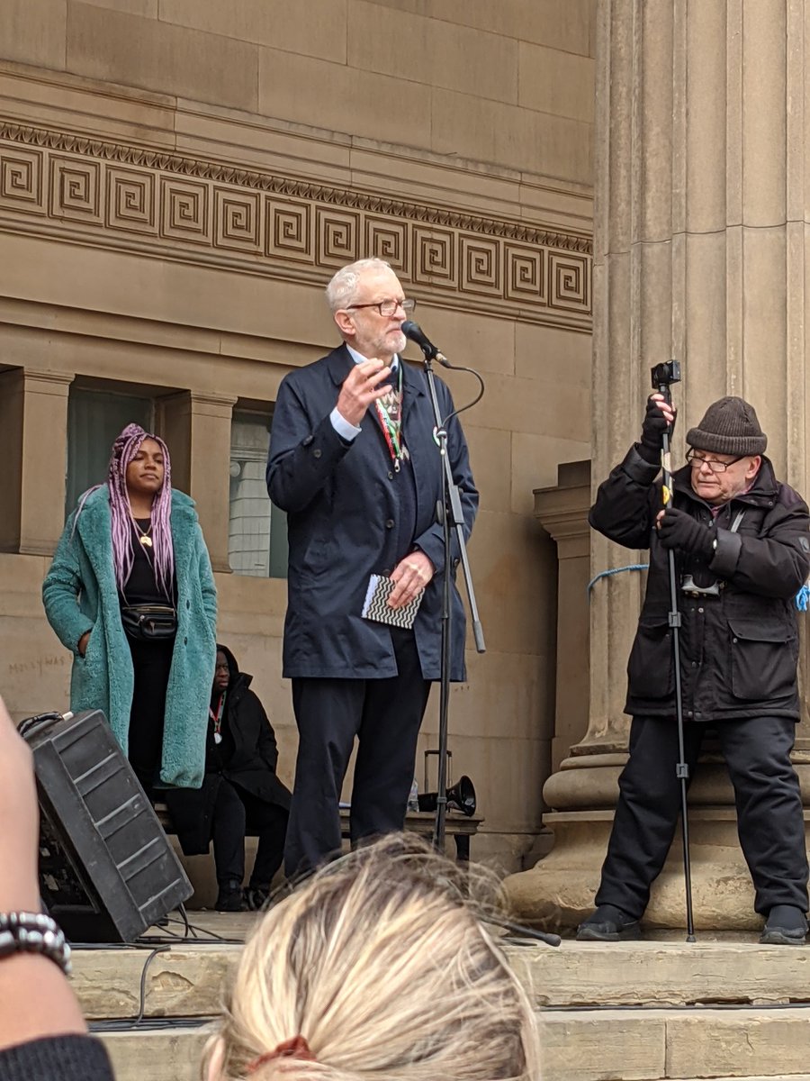 owenjdowling's tweet image. Uplifting rally in Liverpool today in support of refugees &amp;amp; repudiation of the foul fascist riot in Kirkby, with a great series of speakers. Brilliant to see and speak to @jeremycorbyn, who remains unbowed in upholding a politics of anti-racist, anti-colonial internationalism.