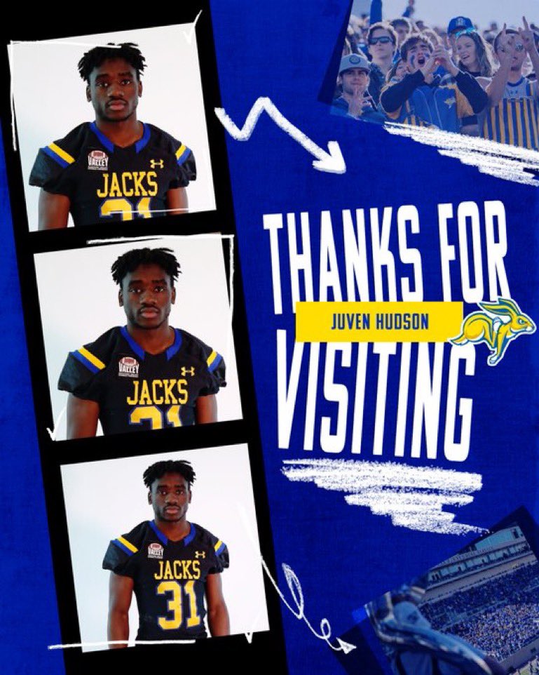 HudsonJuven31's tweet photo. Thank you @CoachLujan and @CoachRRouse for allowing me to have that amazing opportunity . @GoJacksFB https://t.co/1kr3wgQboH