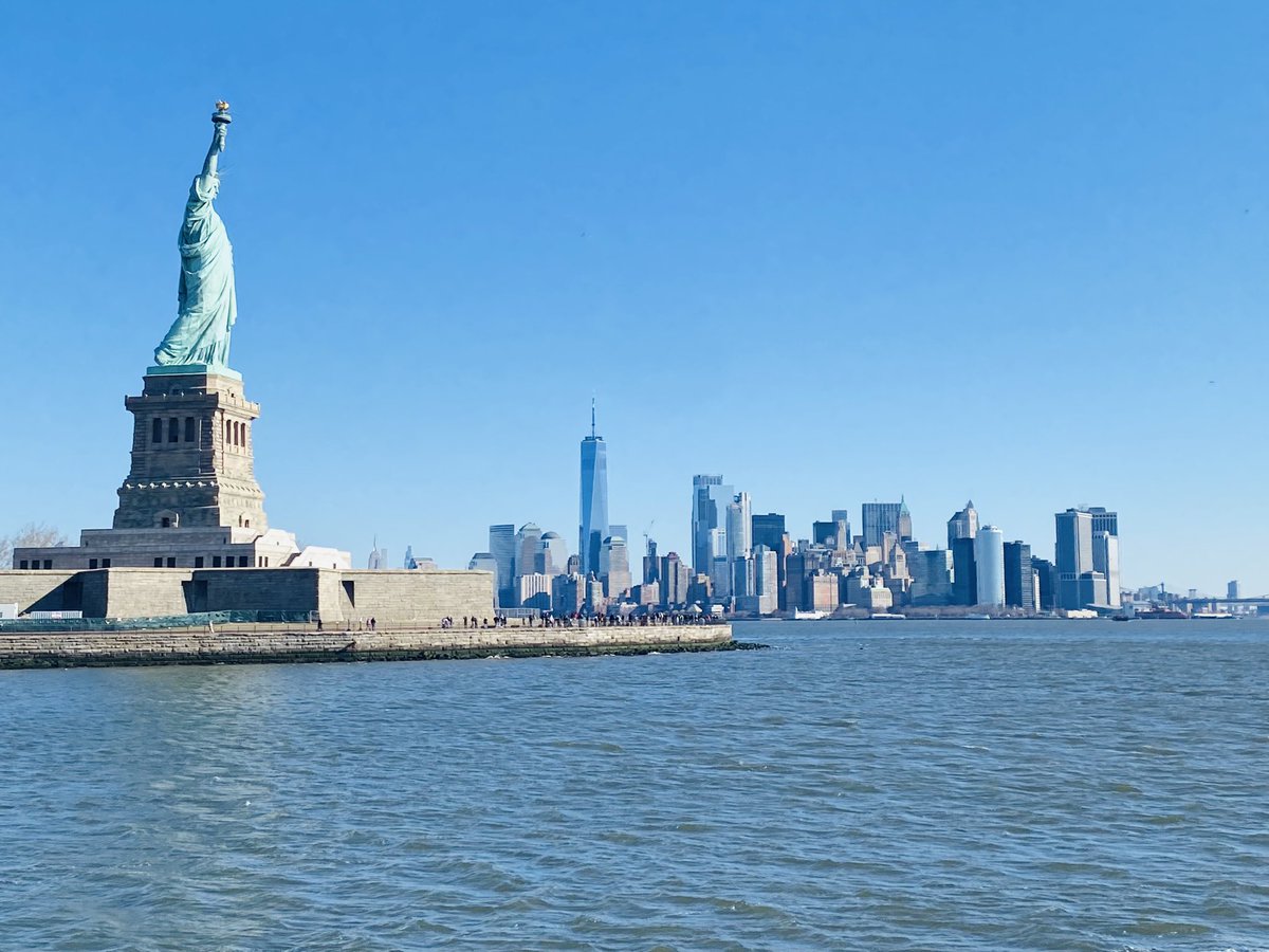 Statue of Liberty today! 🗽☀️