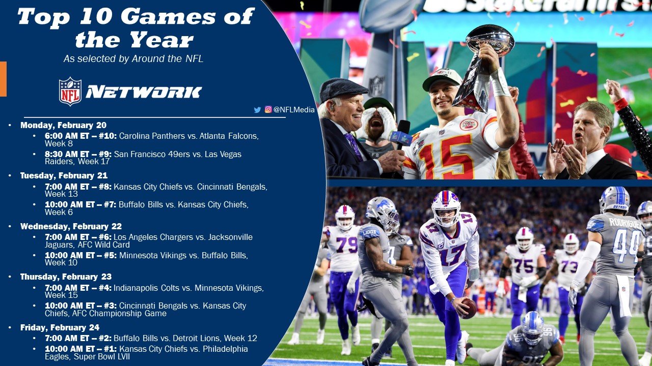 NFL Media on Twitter "Starting Monday, reairs the Top 10