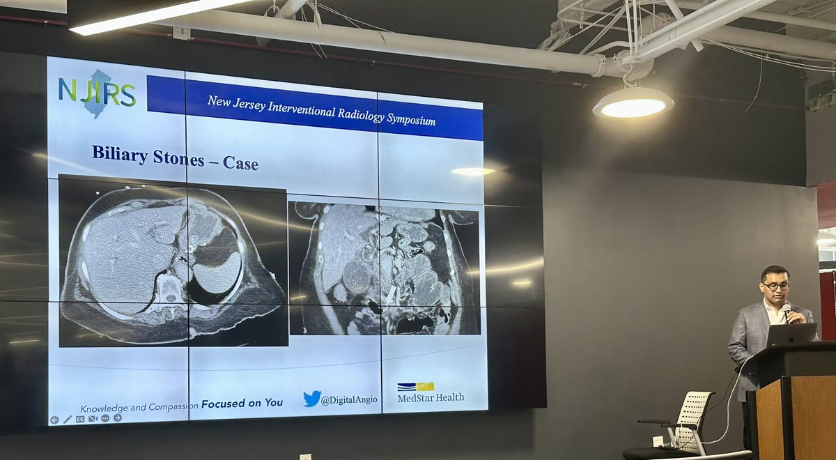 pasha_pour's tweet photo. Had the pleasure of listening to @DigitalAngio Dr. Jain give an insightful talk about hebatobiliary IR interventions today. Much thanks to @NJIRSociety #NJIRS2023 for hosting this event! @Georgetown_IR https://t.co/wXS6stHtJ5