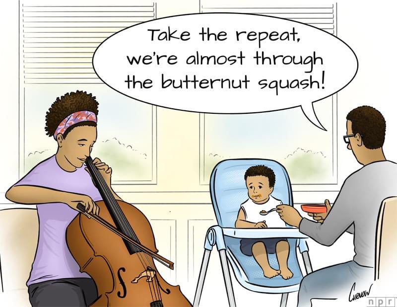 CPRClassical's tweet image. “Baby likes Bach ... (and squash!)”

(from NPR Classical)