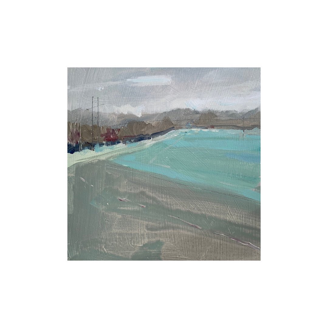 I’ve been really striving for simplicity in my recent landscape work. Something that distils the environment into simple shapes and blocks of colour. I think I’m getting closer to achieving my aim with this 😊
#contemporarypainting
#landscapeart
#britishlandscape 
#originalart