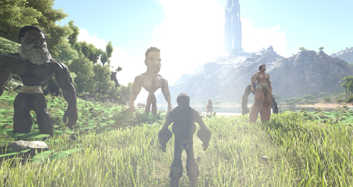 MiiUltimate's tweet photo. Attack on Titan in ARK https://t.co/RgI7zHFCW6