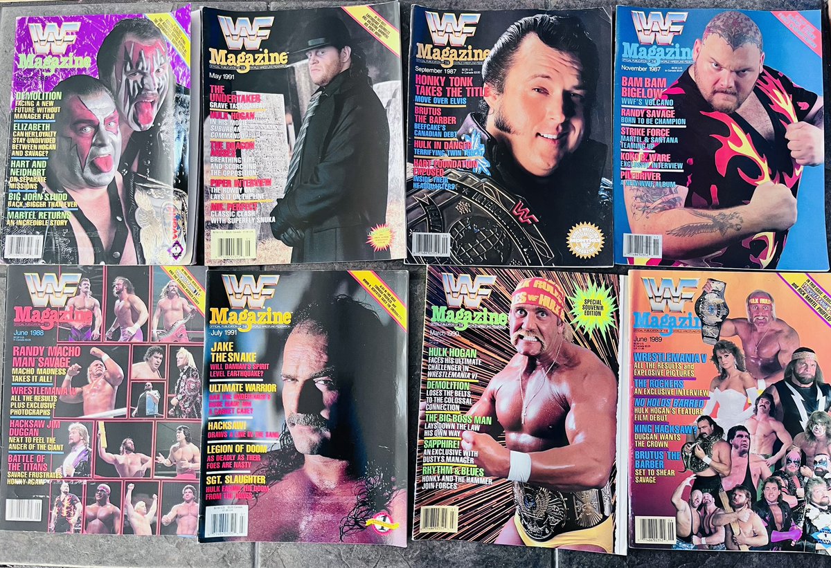 80's Wrestling on Twitter "We just got a bunch on old WWF Magazines in! See something you like
