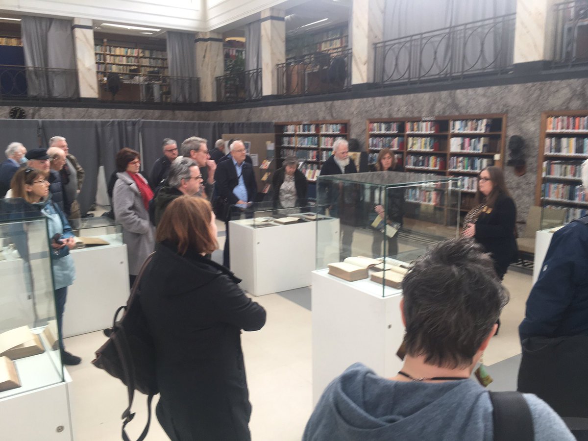 KeeperNH's tweet photo. @TheRDS archive and library tour with @NatashaSerne showing scientific treasures #RBWS https://t.co/3lkSJ8A83k