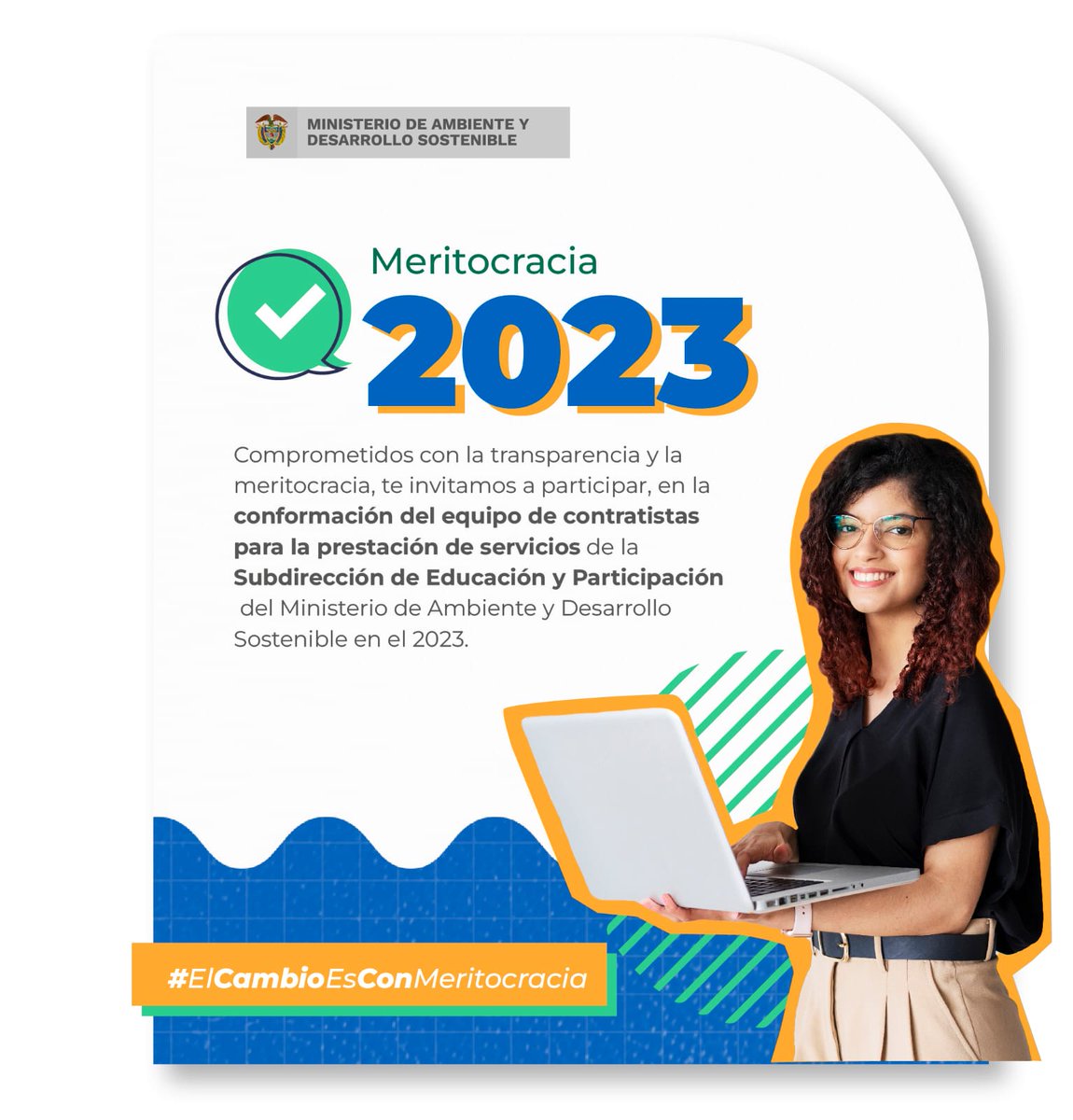 Susana Muhamad (@susanamuhamad) on Twitter photo Desde el <a href="/MinAmbienteCo/">MinAmbiente Colombia</a> seguimos comprometidos con transparencia y meritocracia. Por eso invitamos a los interesados a conformar el equipo de contratistas de la Oficina Subdirección de Educación y Participación 🙋♀️🙋.
Ingresa aquí👇:
minambiente.gov.co/sector-ambient… Desde el <a href="/MinAmbienteCo/">MinAmbiente Colombia</a> seguimos comprometidos con transparencia y meritocracia. Por eso invitamos a los interesados a conformar el equipo de contratistas de la Oficina Subdirección de Educación y Participación 🙋♀️🙋.
Ingresa aquí👇:
minambiente.gov.co/sector-ambient…