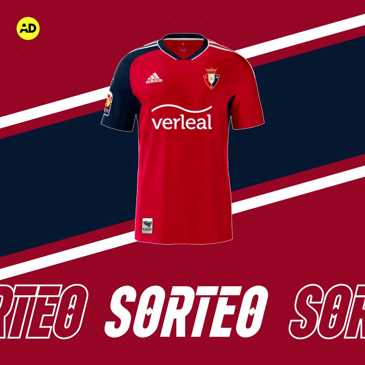 Offsider_ES's tweet image. 🎁 ¿Quieres ganar una camiseta de 𝗢𝗦𝗔𝗦𝗨𝗡𝗔?

📌 Si hoy Osasuna gana, 𝘀𝗼𝗿𝘁𝗲𝗮𝗺𝗼𝘀 su camiseta entre los que den RT y nos sigan.

🍀 ¡Mucha suerte a todos!