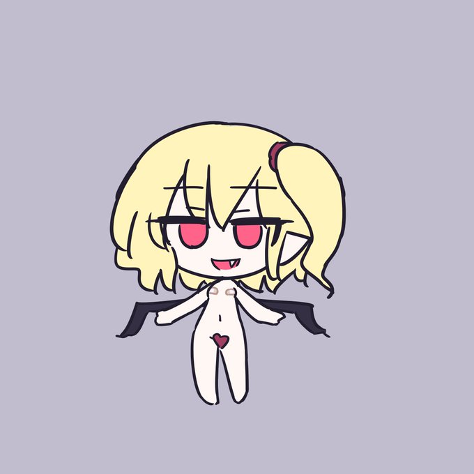 MMDでまだコスチューム判定のフランちゃん 