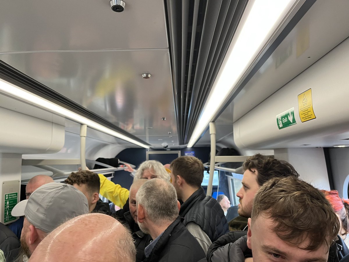 The Government promised us “London-style” public transport. To be fair, our trains are starting to look like the Underground at rush hour.