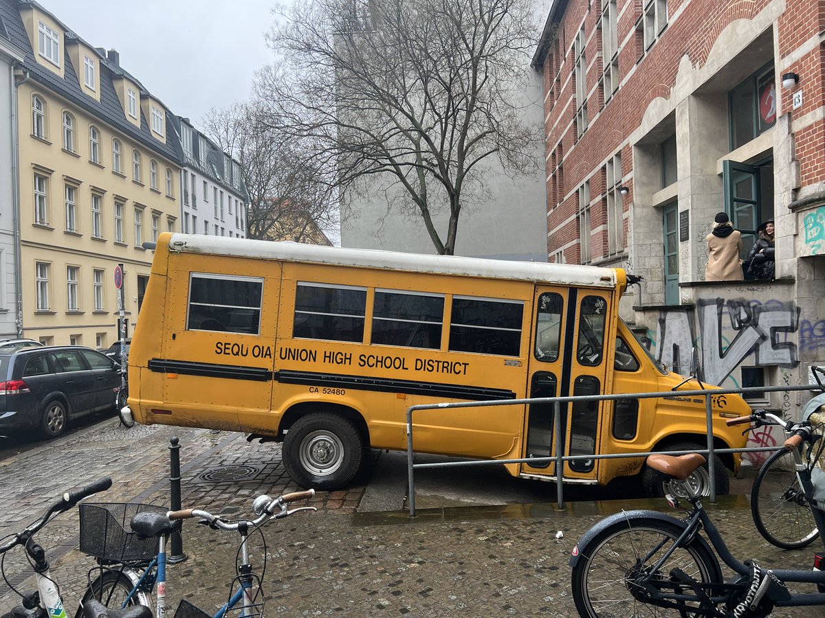 @SeqUHSD just in case some students are tardy, we spotted one of your buses in Berlin, Germany 🤣