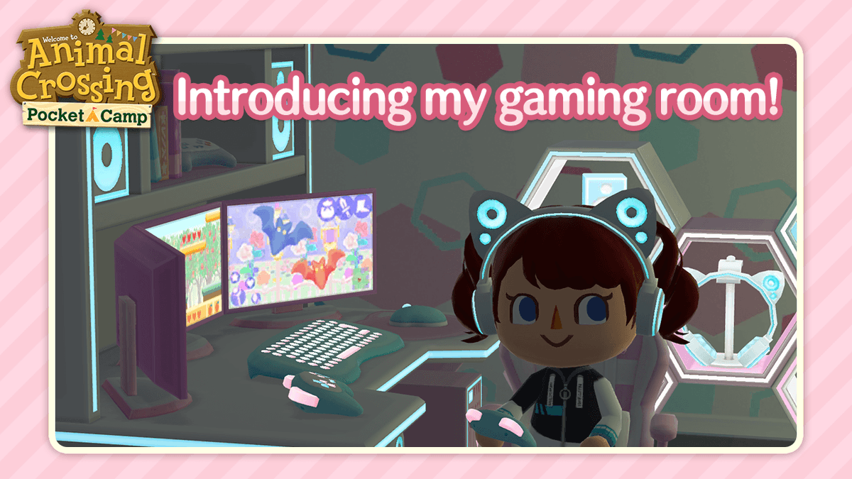 Pocket_Camp's tweet photo. Introducing our new favorite gaming room! https://t.co/bWmPrfE7jE