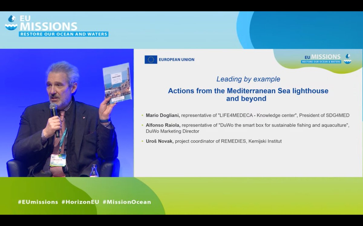 DoglianiMario's tweet photo. Vision and willingness yesterday at the first #MissionOcean annual forum. Well done! @eli_balzi @MCampomenosi @grasso_sonia #Mediterranean https://t.co/9gvY4Og6Nq