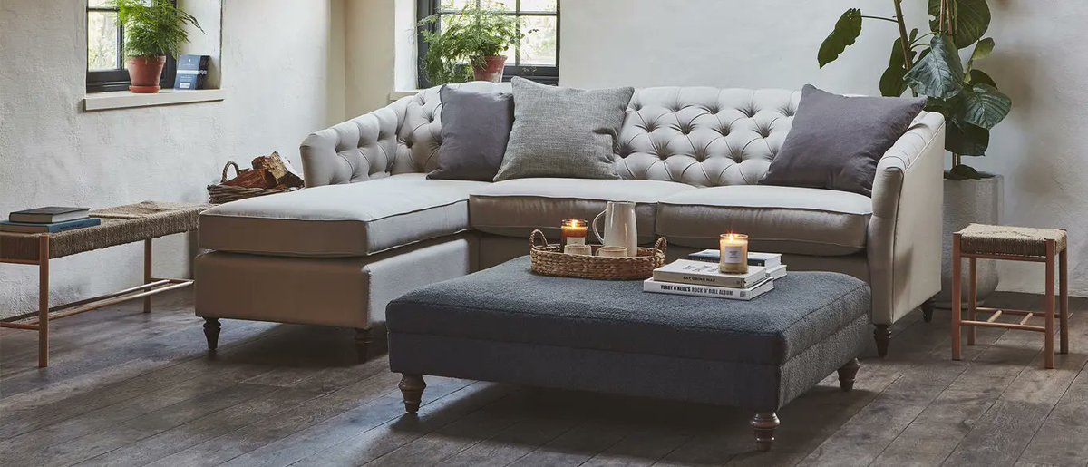 If you want to relax in total style, the Payton 3 seater chaise sofa could be just what you’re looking for. The perfect blend of elegance and comfort, the Payton features deep button detailing, turned legs and the type of seat cushions that you want to sink into and never get up.