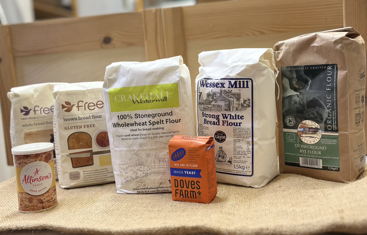 It’s Nation Real Bread Week, we have a great selection of flours,and ingredients. We always have fresh yeast! #bread #shoplocal #lovenorthallerton