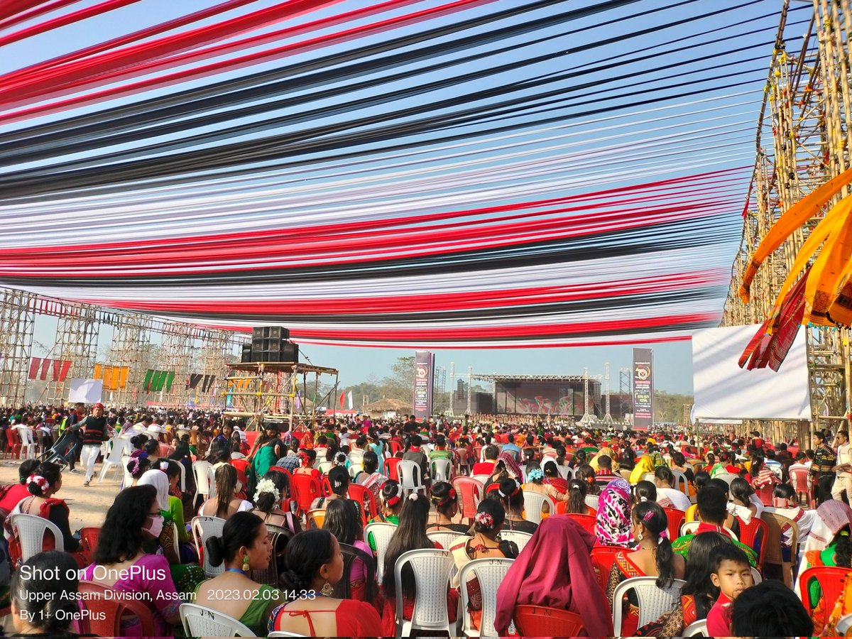 Reedeepjackdole's tweet photo. The #TMPK's #GoldenJubileeClosingCeremony &amp; 8th #MisingYouthFestival - 2023 held recently at Gogamukh, Assam on 2nd,3rd,4th&amp;5th Feb'23. @TMPK (All #Mising Students' Union).
Demand inclusion of the #MisingAutonomousCouncil under the #SixthSchedule of the constitution of India. https://t.co/57xWmIQtwK