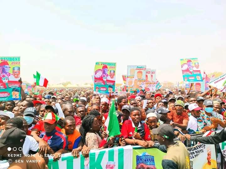Madubukar5's tweet photo. The Hometown of our Next President of Nigeria Adamawa state 2023 PDP Atiku/Okowa Presidential campaign Grand Finale mega rally, at Mahmud Ribadu Square, in Yola, Adamawa 

 #recoveradamawawithatiku #atikuorganizingforaction #AtikuIsComing2023 #WeWantPDPBack #pdpgrandfinale https://t.co/0WdwcLNdK8