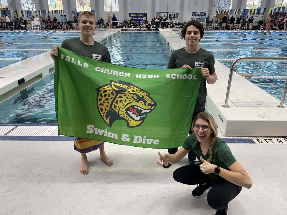 Today Jax Steider and Thomas Sites compete in the Class 6 State Meet down in Hampton, VA. Wish them luck today and send All your Jaguar Spirit their way! #wearefc <a href="/FCjagsathletics/">FC Athletics</a> <a href="/FCHS_Boosters/">FCHS_Boosters</a> <a href="/FallsChurchHS/">Falls Church HS</a>