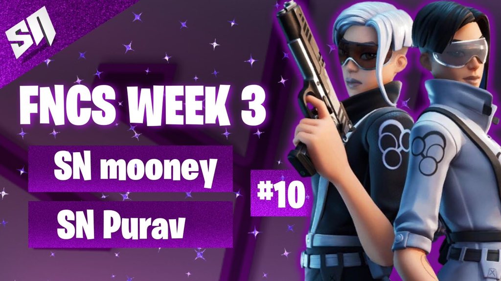 OfficialTeamSN's tweet photo. Congratulations to @mooneyGzz & @Purav01_ who placed 10th in tonightβs FNCS week 3 well done boys! ππ₯
-
-
#sntfu #snontop #oce #fortnite #fncs https://t.co/Q2uoL5kQh2