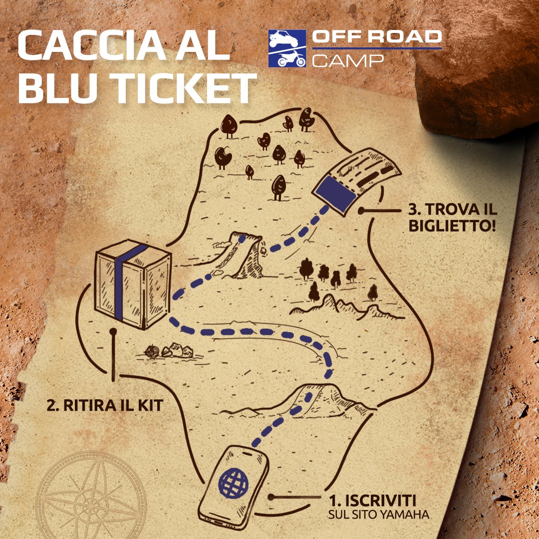 ROAD TO...OFF-ROAD 🔥

Pre-registrati ora all’evento del 25 marzo per essere accolto con un Welcome Kit e per avere la possibilità di trovare uno dei 5 esclusivi Blu Ticket: un buono spesa Yamaha dal valore di 100€.
yamaha-motor.eu/it/it/Experien…