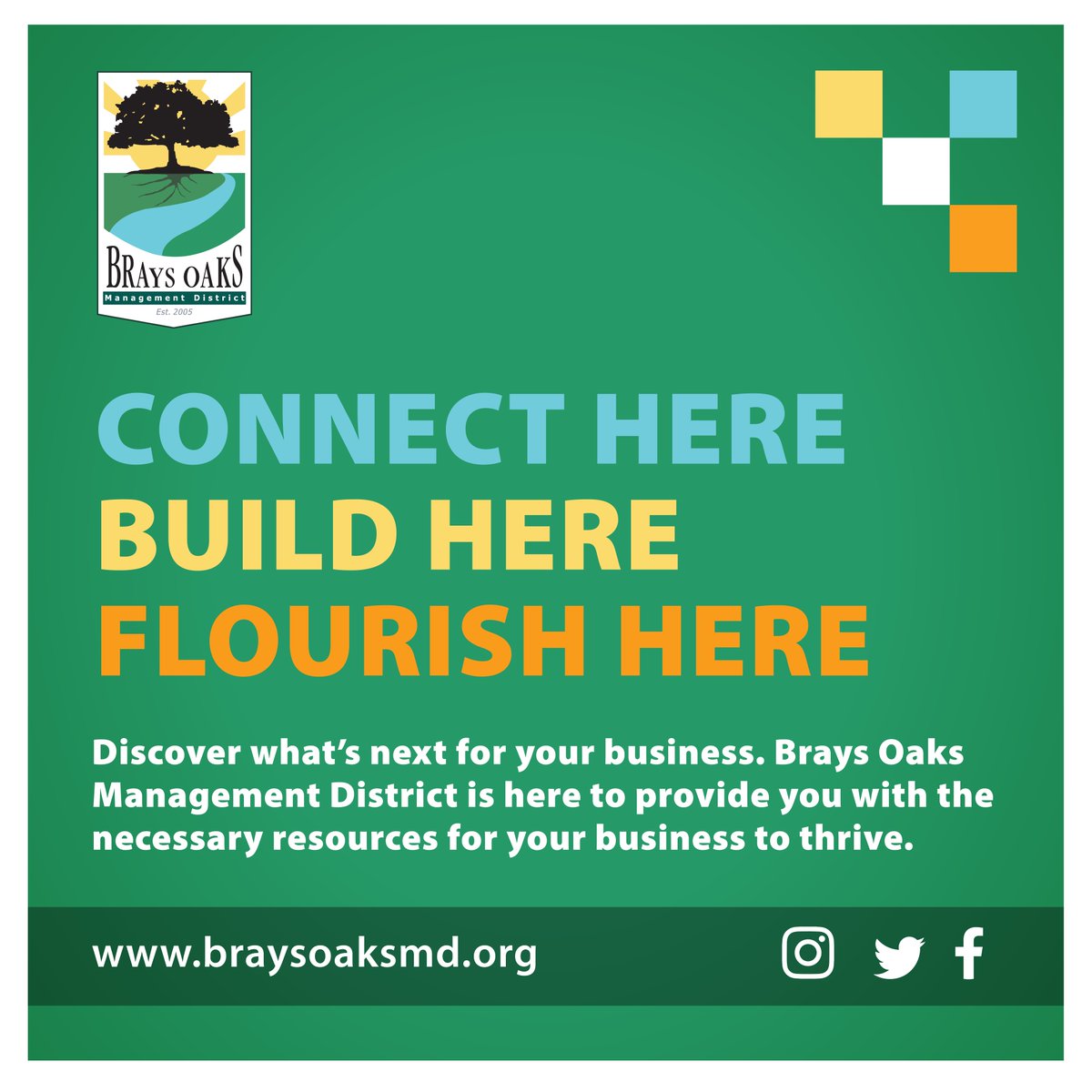BraysOaksMD's tweet photo. Brays Oaks Management District is the community for you! Discover what’s next for you in Brays Oaks Management District. Learn more about our economic development opportunities at https://t.co/RUpayE7UPs. #BraysOaksManagementDistrict #BraysOaks #BOMD https://t.co/rhP7UQzhWY
