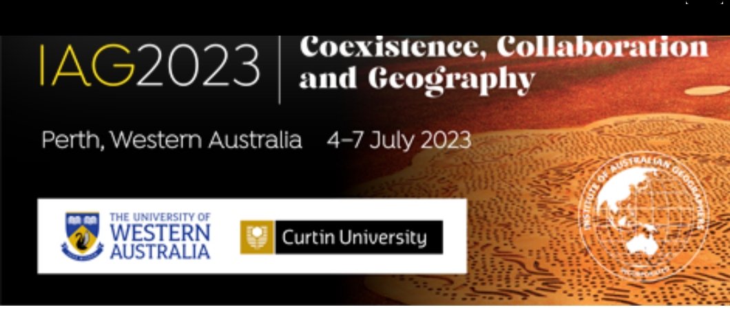 UWA Dept of Geography & Planning (@geoplan_uwa) on Twitter photo Submit your Abstracts for #IAG23 #perth <a href="/InstAustGeog/">Institute of Australian Geographers</a> Theme: Coexistence, Collaboration & Geography cohosted by <a href="/CurtinUni/">Curtin University</a> <a href="/UWAresearch/">UWA Research</a> iag23perth.com.au/index.php Submit your Abstracts for #IAG23 #perth <a href="/InstAustGeog/">Institute of Australian Geographers</a> Theme: Coexistence, Collaboration & Geography cohosted by <a href="/CurtinUni/">Curtin University</a> <a href="/UWAresearch/">UWA Research</a> iag23perth.com.au/index.php