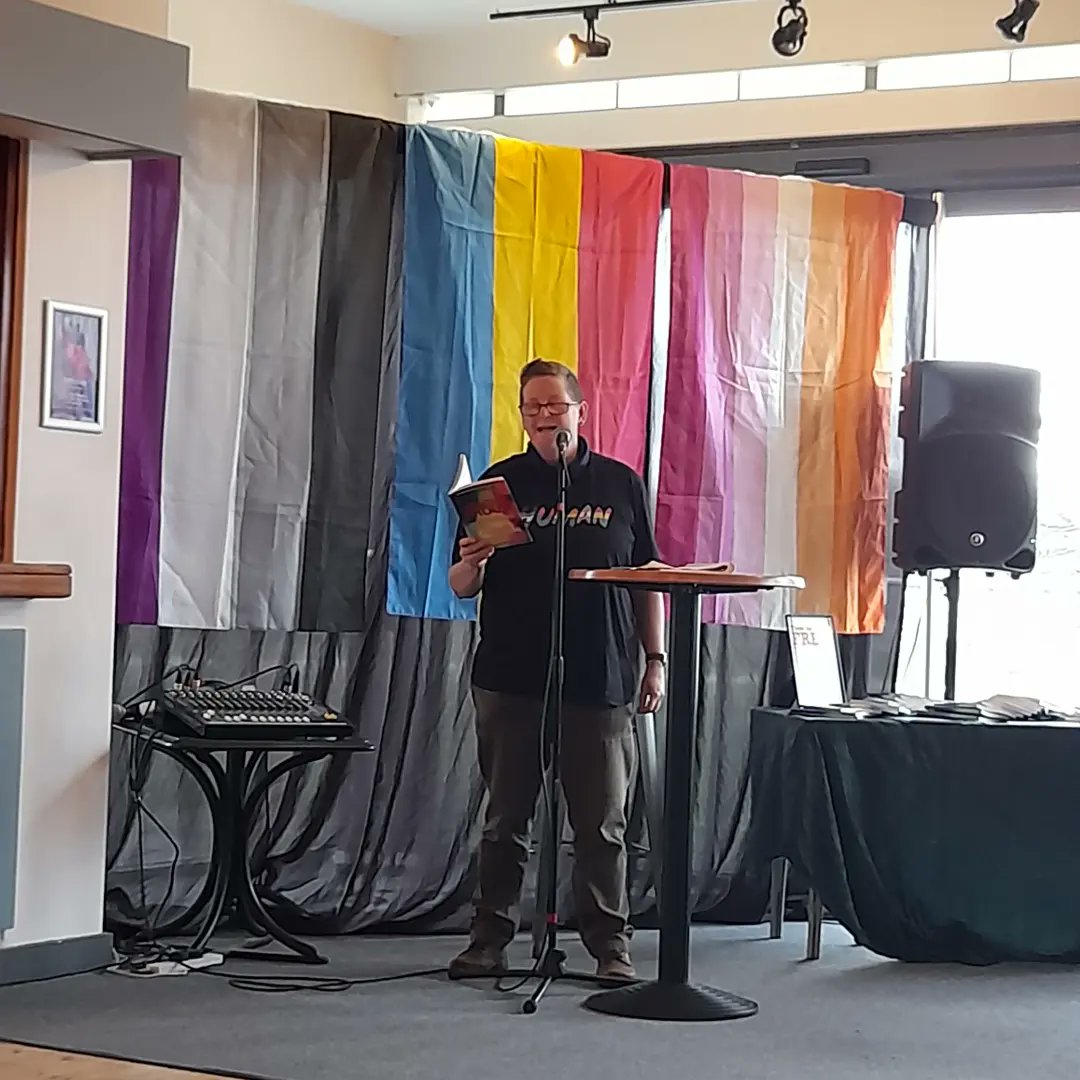 Lucas and Saz are having a great time promoting The Hub and <a href="/bromsgrovepride/">Bromsgrove Pride</a> at the <a href="/out2gether/">Out2gether</a> event today in Worcester! 
❤🧡💛💚💙💜🤎🖤🤍 #bromsgrove #youthwork #Community #lgbtq🌈