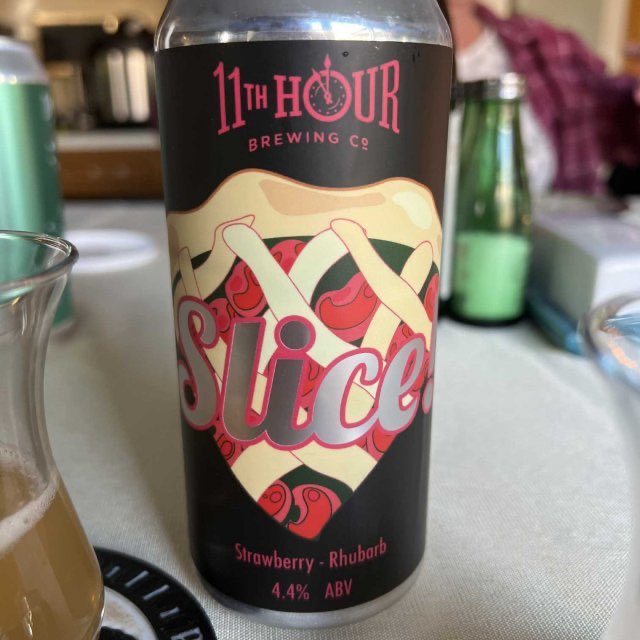This week from @eleventhhourbrewing 
Slice - Strawberry Rhubarb
Astrology - IPA @ Mellinger Beer in Oakland!   We are open today until 11:00 PM!!