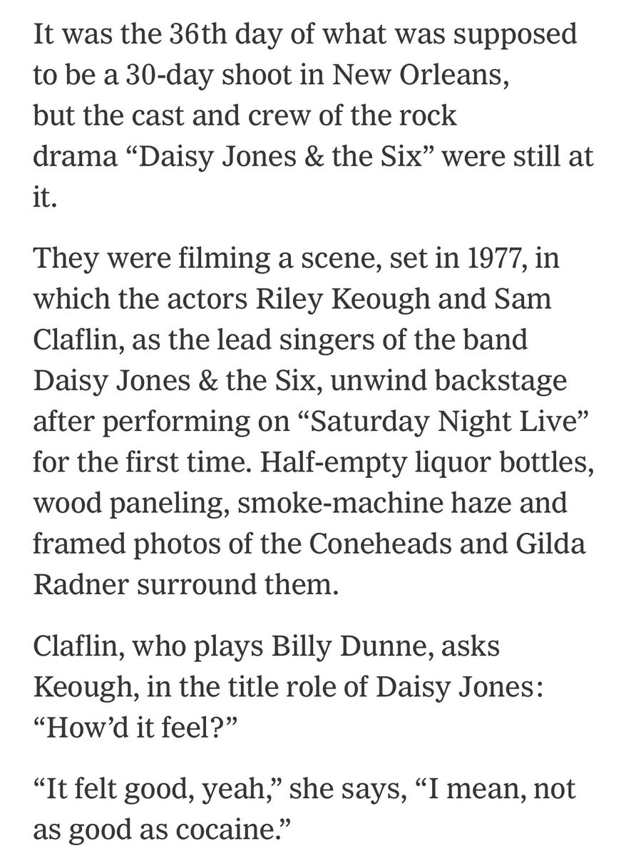 Daisy Jones and The Six Updates on Twitter "SNL"