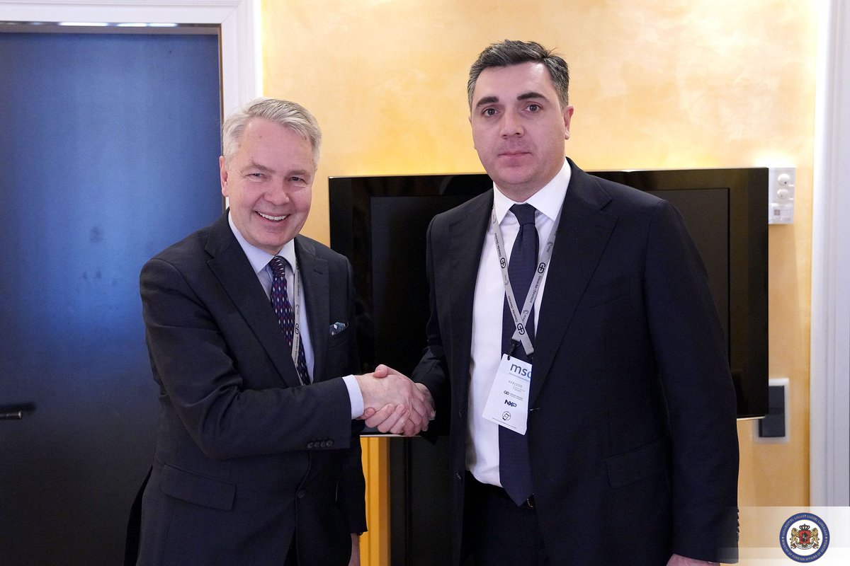 iliadarch's tweet photo. Had a very productive meeting with the FM of Finland @Haavisto. We spoke about the importance of supporting Georgia on the path of European integration and agreed to continue working together to strengthen ties between our countries. https://t.co/7uQIxPgq9T