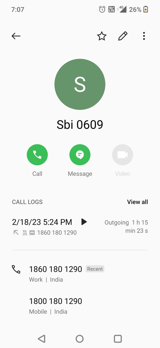 ssmdba's tweet photo. Called the call centre to cancel my SBI for personal reasons 
Talked to 4-5 people for more than a hour but they are refusing to cancel the card .
See the time spent 
Pradeep solankipradeep@gmail.com https://t.co/0eledrFocy