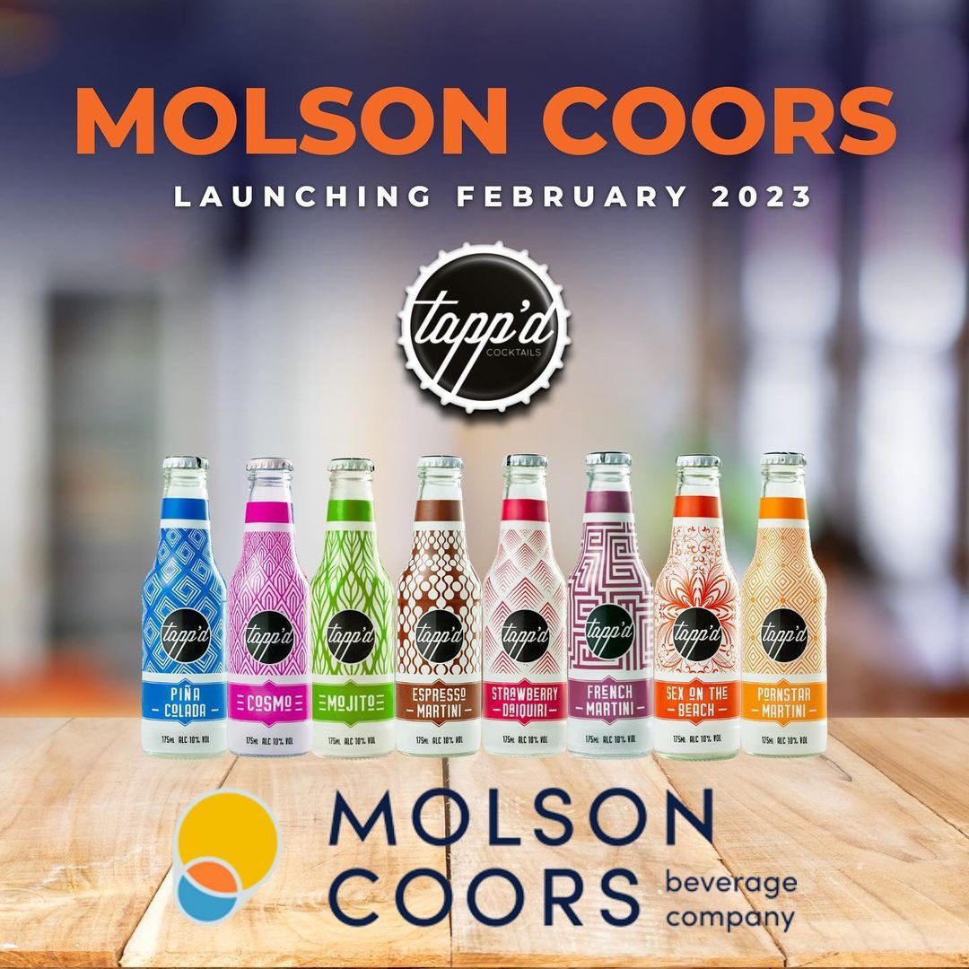 Tapp’d Cocktails (@tappdcocktails) on Twitter photo We are proud to announce we are being distributed through <a href="/MolsonCoors/">Molson Coors Beverage Company</a> 🍹🍸
This was a dream come true for our business and after working hard behind the scenes for months we are finally launched! We are now seeing our cocktails stocked in thousands of new venues each week 😍 We are proud to announce we are being distributed through <a href="/MolsonCoors/">Molson Coors Beverage Company</a> 🍹🍸
This was a dream come true for our business and after working hard behind the scenes for months we are finally launched! We are now seeing our cocktails stocked in thousands of new venues each week 😍