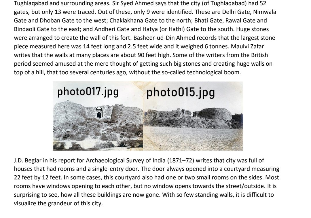 A snippet from the chapter on Tughlaqabad from my next book (Forts of Delhi).

Just doing a revision before doing my heritage walk tomorrow at Tughlaqabad 

If you wish to join for the walk, meet us at the entry gate of fort at 9am on 19feb (Sunday)