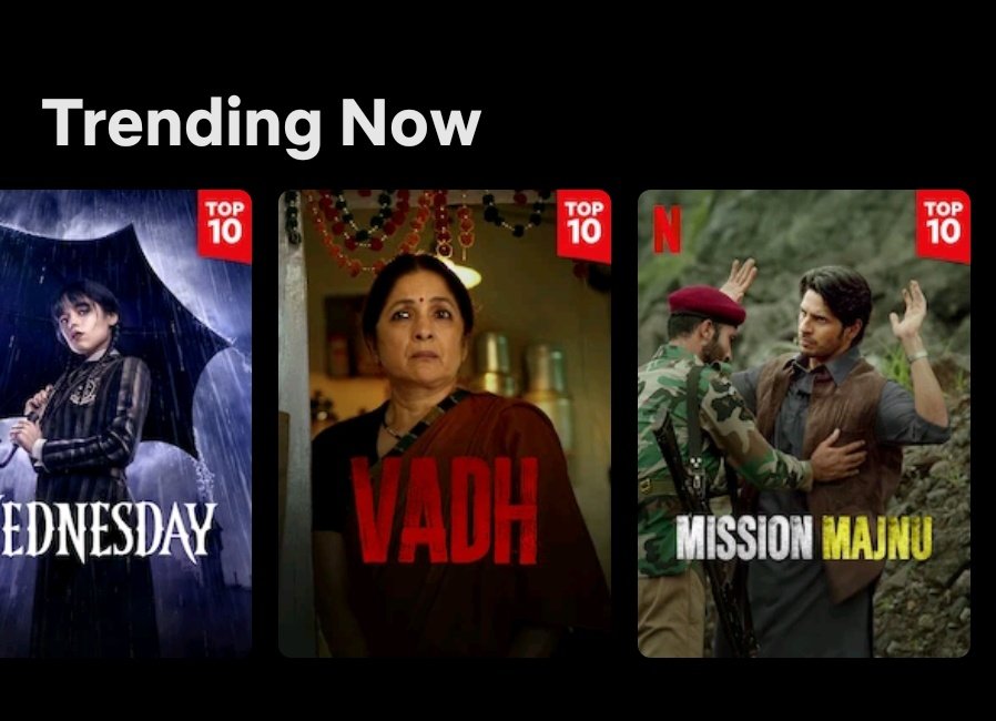 It's going to be a month now.great to see MissionMajnu still trending  on Netflix 🙌❤️ 

#SidharthMalhotra #MissionMajnu