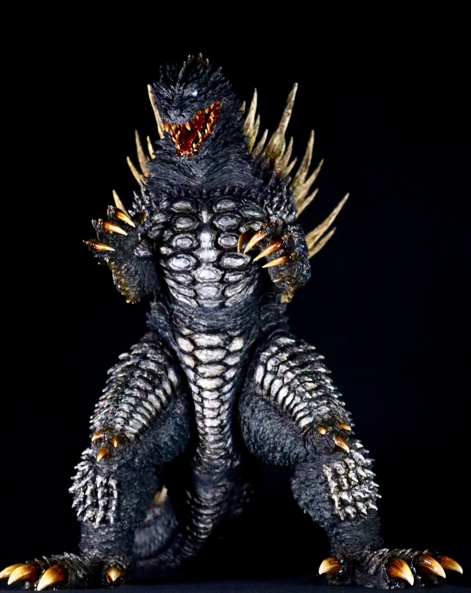 メール便対応! 大怪獣シリーズ キンゴジ リペイント、ドールアイ改造