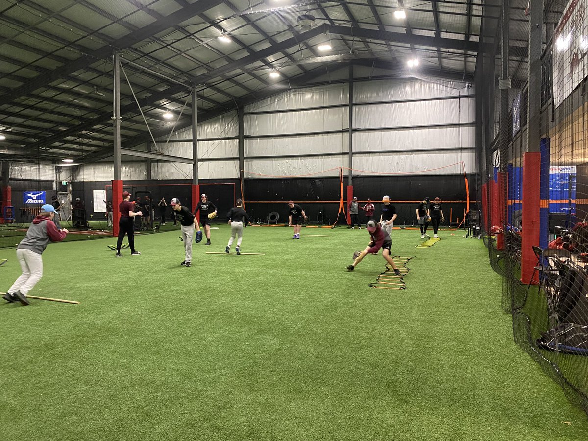 CK2_CK2's tweet photo. The weather can’t stop these players! Great things happening at @premiersportsNL @BaseballNL https://t.co/JYQh85ptKd