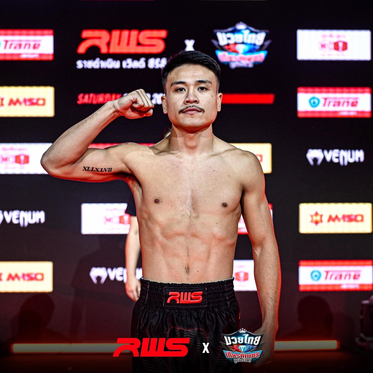 FoxArenaProject's tweet photo. Tonight our fighter ‘Jaosueyai Sor.Dechapan’, the high twin knee is going up to the ring. 

Let’s cheer for the co-main event of RWS Rajadamnern World Series. 🔥🔥

#TheSandbox https://t.co/CKk4b8XLLF