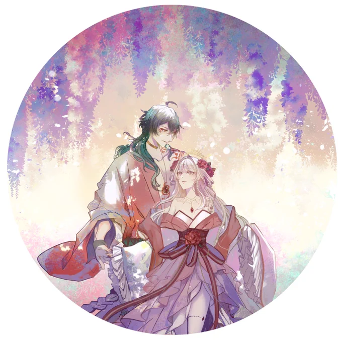 【 #Skeb 】VtuberのYuumaBushidaさん達を描かせていただきました。素敵なリクストをお送りいただきありがとうございました! 
