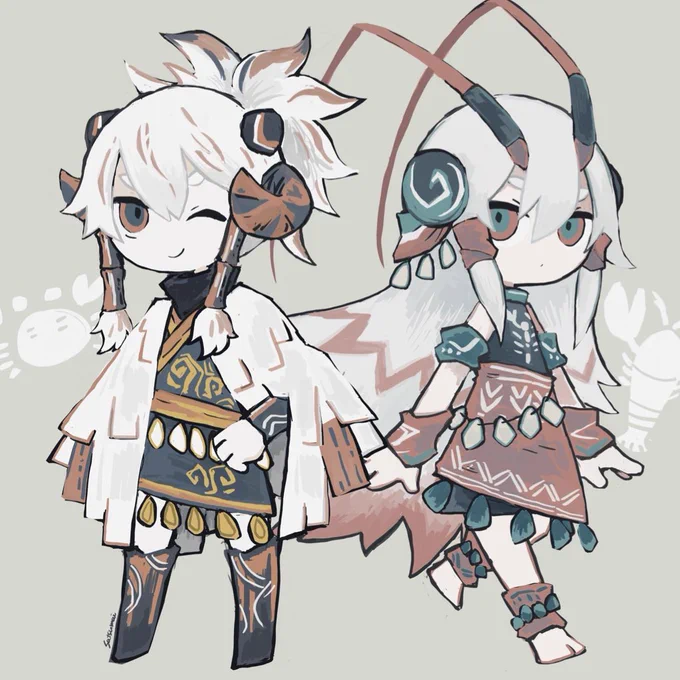  #海洋生物モチーフのうちの子紹介する 