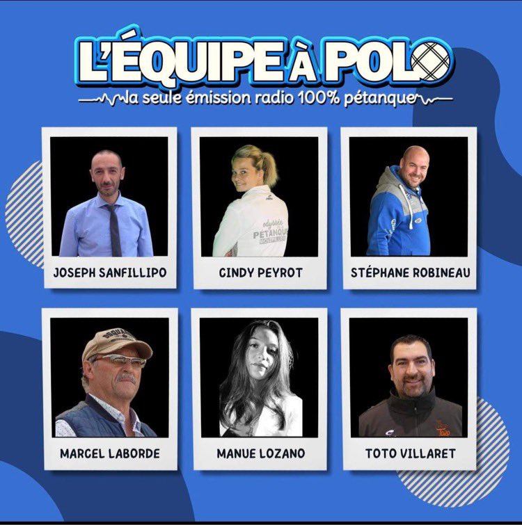 equipe_polo's tweet photo. Coucou les amis,

J-2 avant de retrouver L’@equipe_polo.

Des débats, des coups de gueule, des quizz et des chroniques sur une actualité 💯% Pétanque.
@Franck_POLO_OFF et ses chroniqueurs vous attendent très nombreux ce lundi 20 février à 20h55 en direct de notre studio TV 🤗 https://t.co/P19QMFnV4q