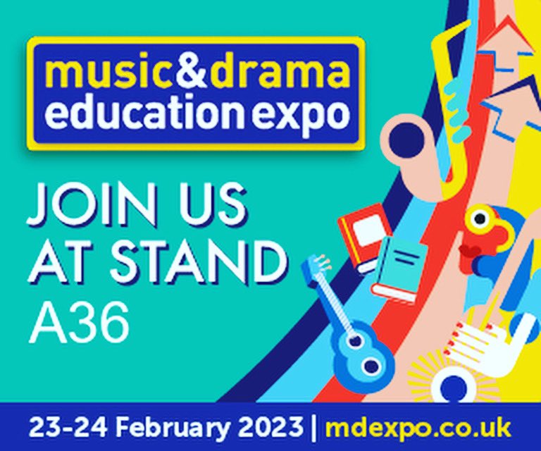 Come and see us at the music&amp;drama education expo!🎼 we will be at stand A36 and would love to see you all 🎶🎤

mdee-london-2023.reg.buzz/?exhibitor-inv…