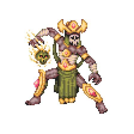 Here's today's #ScreenshotSaturday... Another Affinity Sorrow enemy.

#indiegame #gamedev #sega #rpg #pixelart #retrogames