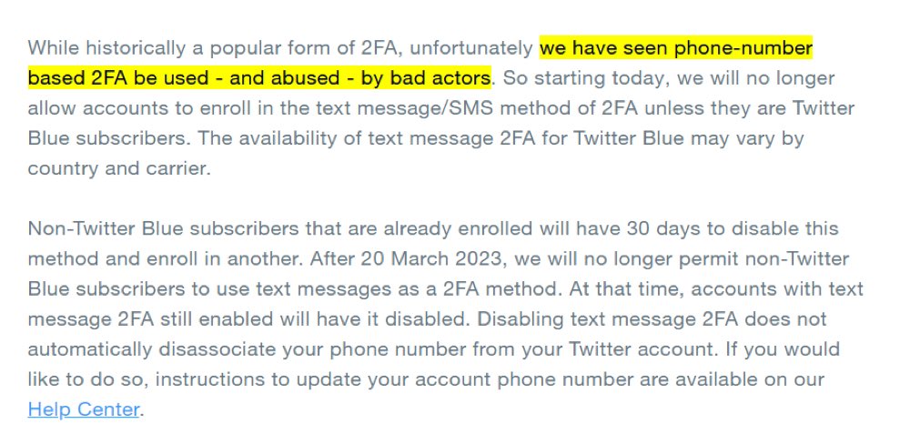 matthewqueen84's tweet image. Did everyone else get this nonsense shakedown notice for 2FA?

The apparent logic is that 2FA doesn’t work unless you@pay the vig. 

@elonmusk we have no problem posting more on TikTok or Instagram.

Maybe I’ll spend more time on the #insurancenerd slack
