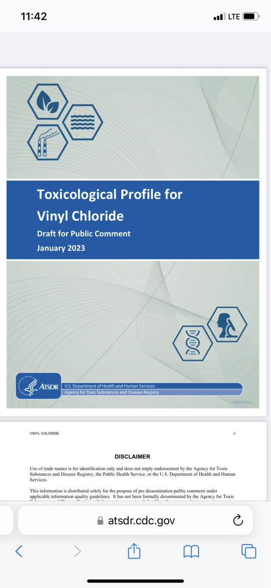 roaming_rn's tweet photo. @PTRUMPFORTX2020 CDC also updated their tox profile for Vinyl Chloride for 1st time in 13 years- weeks before the disaster-downplaying adverse effects r/t water supply etc- Sauce 👇 https://t.co/IGbAMPI8u1