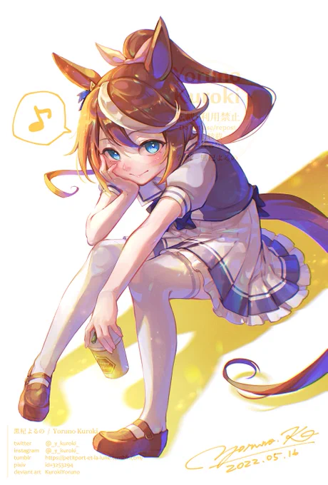 こないだのデジたんをまたいっぱい見てもらってるみたいなので(急に通知来ててびっくりしました)気に入ってるウマ娘絵をそっと貼っておきます…見てくれた方ありがとうございます #ウマ娘 