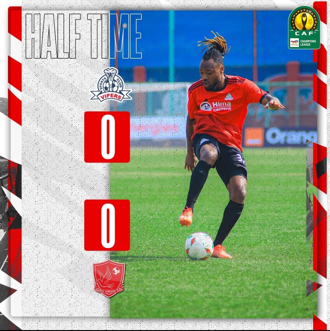 RedPepperUG's tweet photo. HT: @VipersSC 0 - 0 Horoya AC #VIPHAC #TotalEnergiesCAFCL https://t.co/3cjneRhZbJ