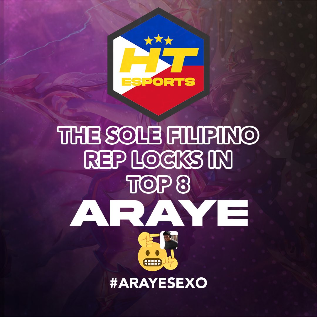 HTEsportsPH's tweet photo. HE'S DOING IT! ARAYE IS DOING IT!
#HTFIGHTING #PHNUMBAWAN #ARAYESEXO https://t.co/tPceXagiCY